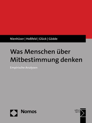 cover image of Was Menschen über Mitbestimmung denken
